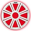 KICKER KMG10 10-Inch (25cm) Grille for KM10 and KMF10 Subwoofer, LED, White