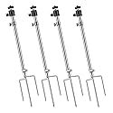 4 Pack Game & Trail Camera Mount,360 Degree Adjustable Universal Screw Connection 1/4''-20 (6mm), Trail Camera Stand Mounts Ground Holder,