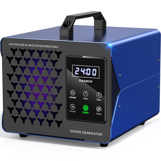 ONAMOR Digital Ozone Generator Odor Eliminator 180,000mg, High Capacity Ozone Machine Odor Removal Up to 8,000 Sq.Ft, Ionizer Deodorizer Ozonator