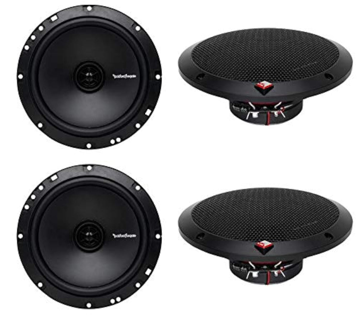Rockford Fosgate R1675X2 6.75" 180W 2 Way Coaxial Car Stereo Speakers