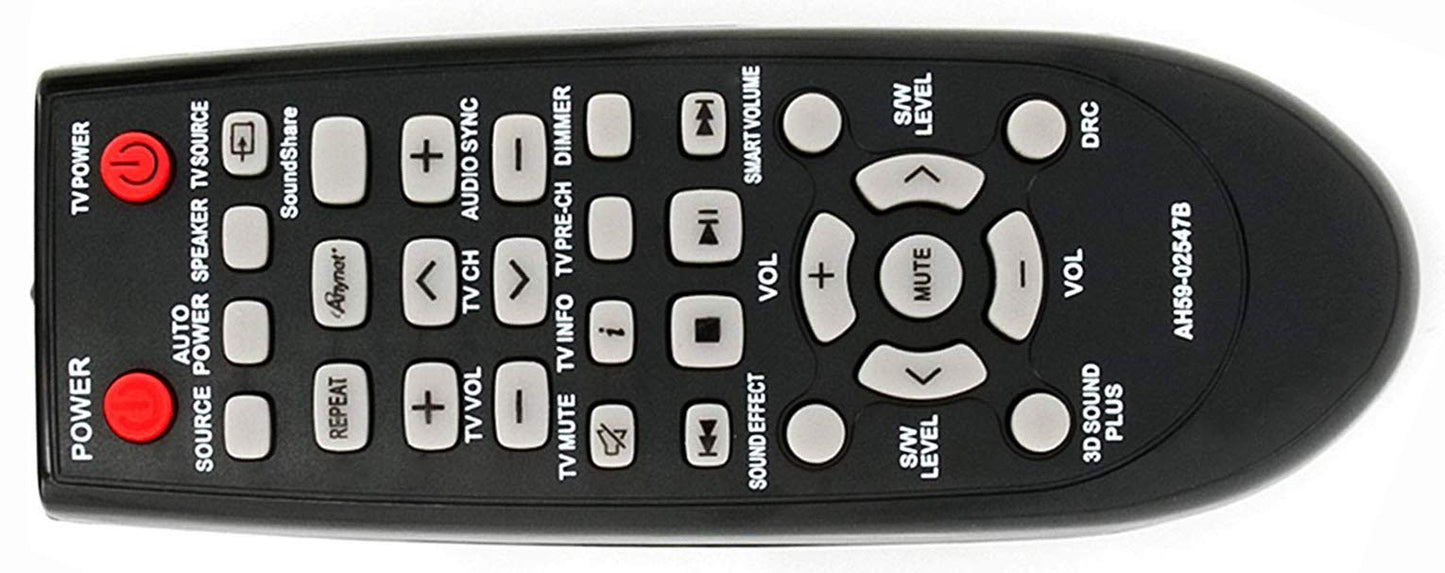 AH59-02547B Remote Control Replaced for Samsung Sound Bar HW-F450 HW-F450ZA HW-FM45 HW-FM45C PS-WF450 HWF450 HWF450ZA HWFM45 HWFM45C PSWF450