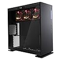 IN WIN 303 Black Mid Tower ATX Computer Case with Aurora RGB Fan Kit (3 Fans, 2 LED Strips, Remote Control)