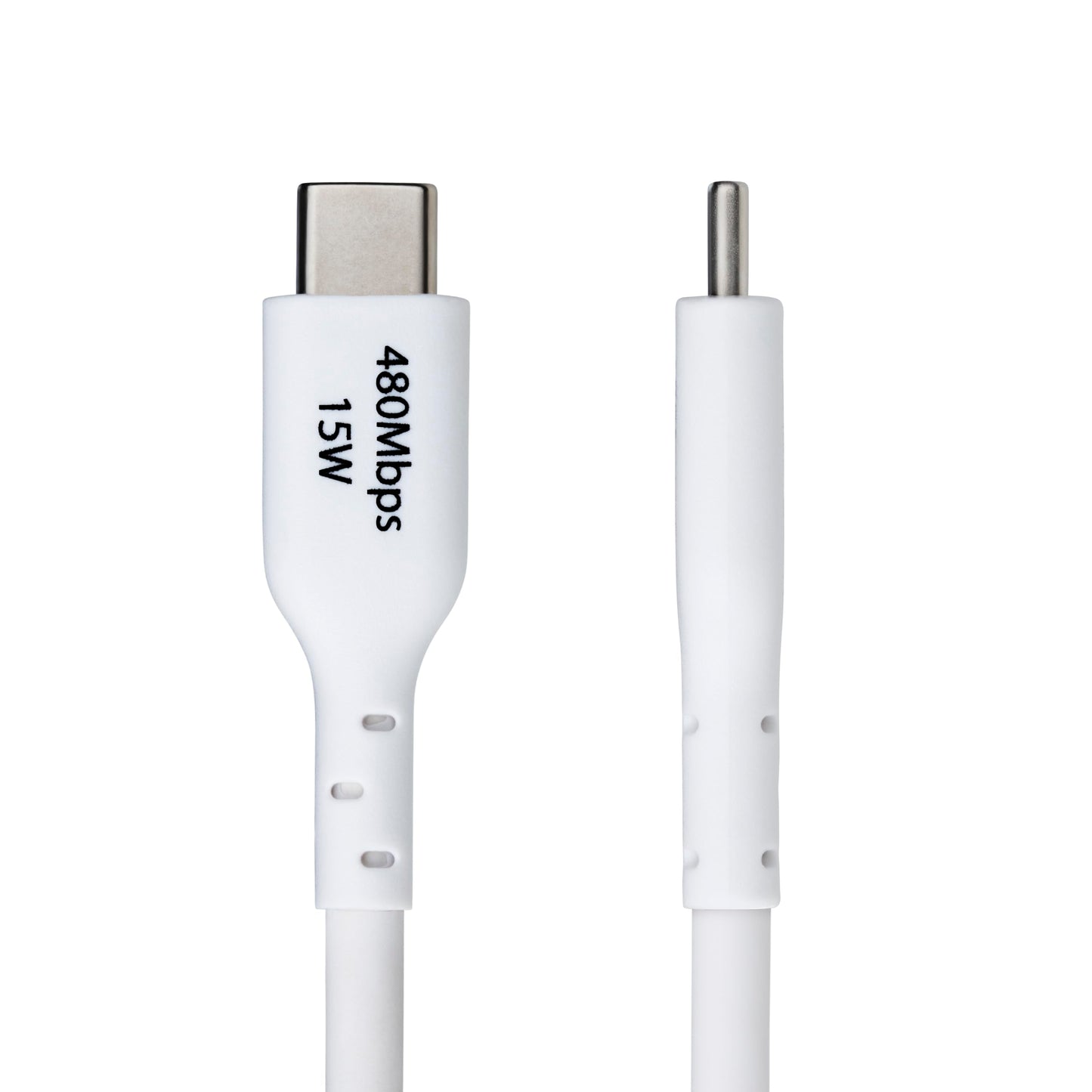 StarTech.com 3m (9.8ft) USB-A to USB-C Charging Cable, Charge & Sync, 3A, USB 2.0, TPE Jacket, White USB Charging Cord