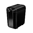 Fellowes LX65 10-Sheet, P4 Cross-Cut Deskside Paper Shredder with SafeSense