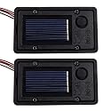 AQEENURA Battery Box, Solar Lantern Light Replacement Parts Top for Outdoor Hanging Lanterns Container Home Solar Lamp Hanging Lantern Led Accessories