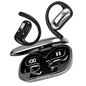 PPBP Open Ear Headphones Wireless Bluetooth 6.1, Over Ear Earbuds with Ergonomic Earhooks, 40H Playtime Sports Wireless Earbuds, IPX6 Waterproof