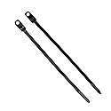 Conext Link 100 Nylon Cable Wire Zip Ties Mounting Hole Nail Screw 50 LBS 8" Inch Black