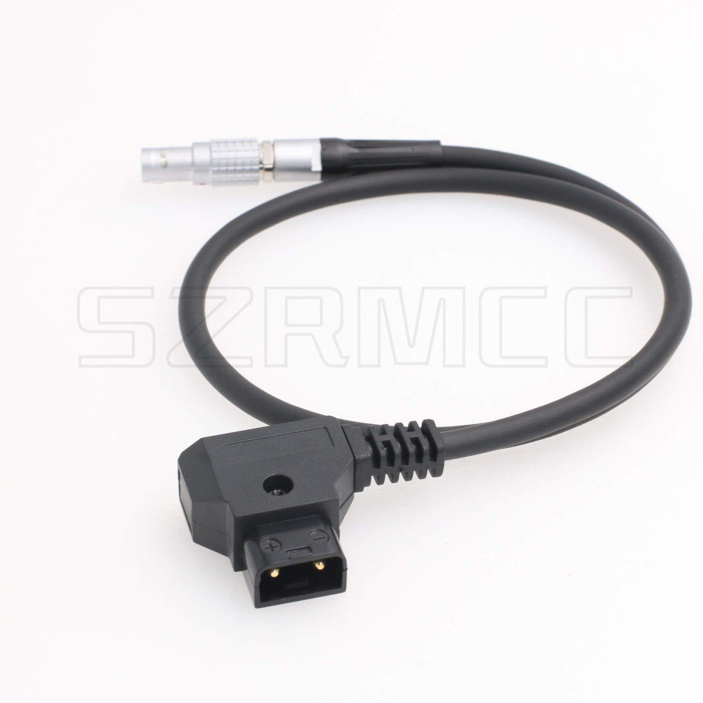 SZRMCC D tap to 0B 2 Pin Power Cable for SmallHD 503 703 Teradek Bolt 300 500 600 (Straight, 50cm)