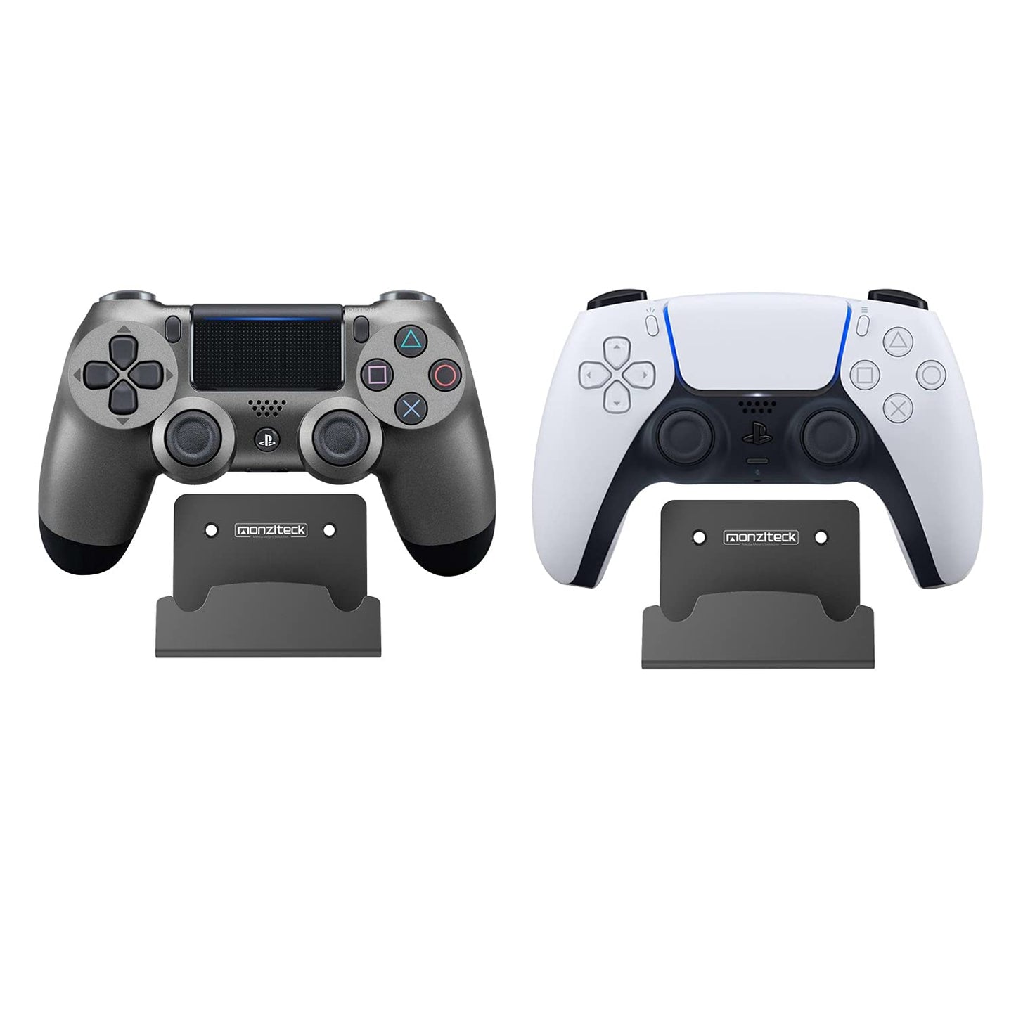 Monzlteck New Wall Mount for PS4 Controller,Compatible with PS5 Controller,Screw-Free Application?1 Piece?