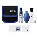 ZEISS Lens Cleaning Kit with 1 oz Bottle Lens Cleaning Fluid, 10 Moistened Wipes, Cleaning Brush, Air Blaster, Microfiber Cloth, and Case for Coated