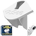 Vusee Anywhere Baby Monitor Wall Mount - No-Drill Adhesive Shelf for Cameras - Compatible with Most Baby Monitor Brands - White, 1 Pack
