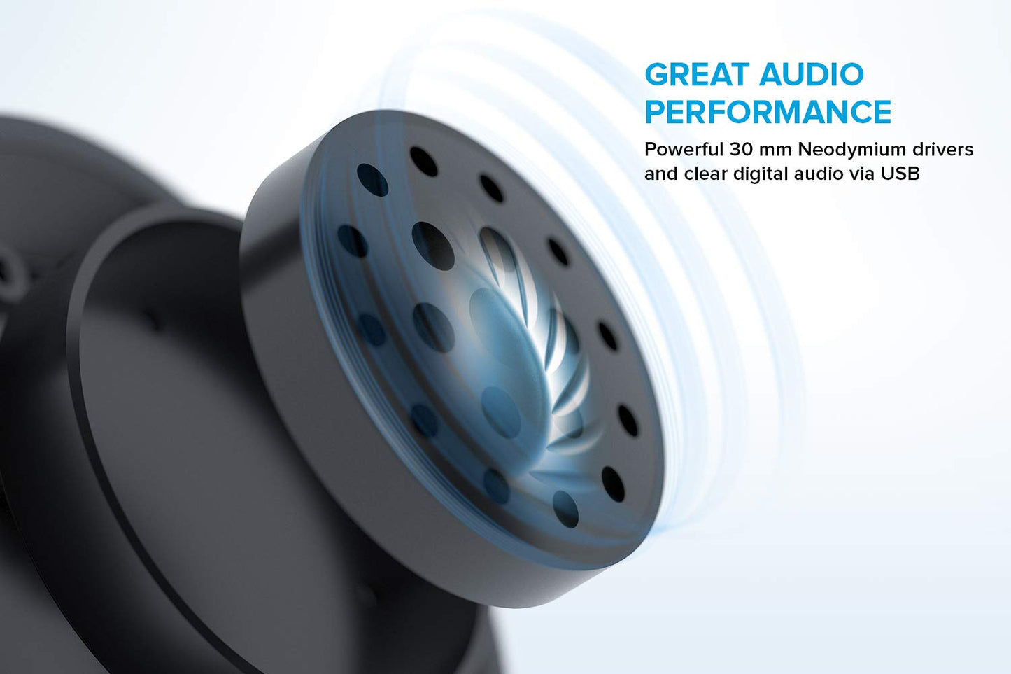 Creative HS-720 V2 USB Digital Audio On-Ear Headset with Noise-Cancelling Condenser Boom Mic, Inline Mic Mute/Calls/Volume Control and Mic-Monitoring