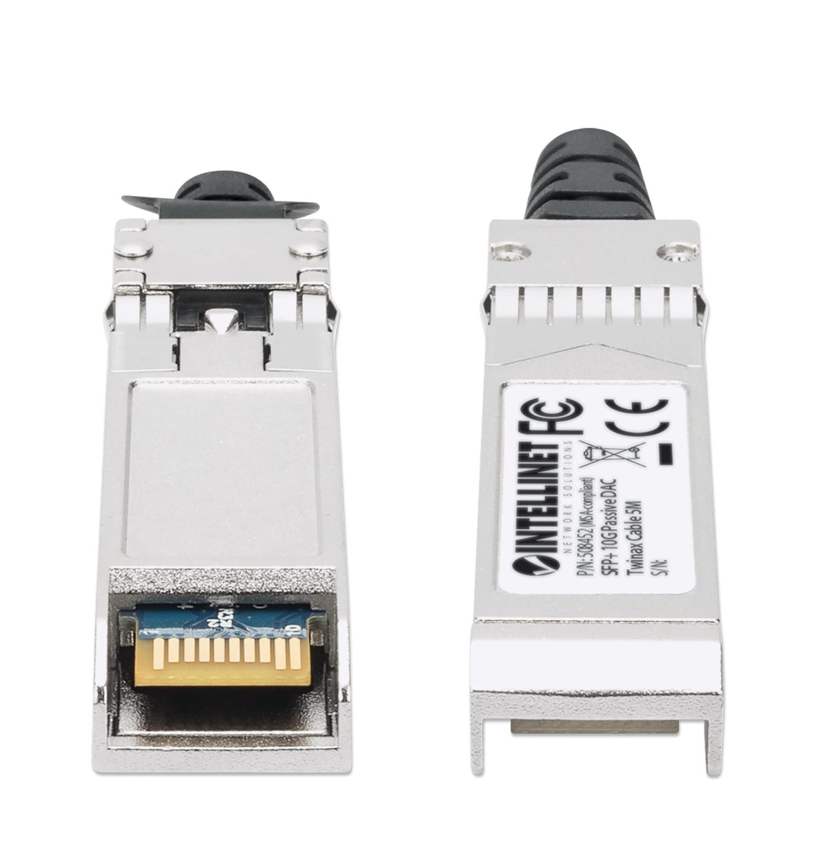 Intellinet 10G SFP+ Passive DAC Twinax Cable, 14 Ft, MSA-Compliant