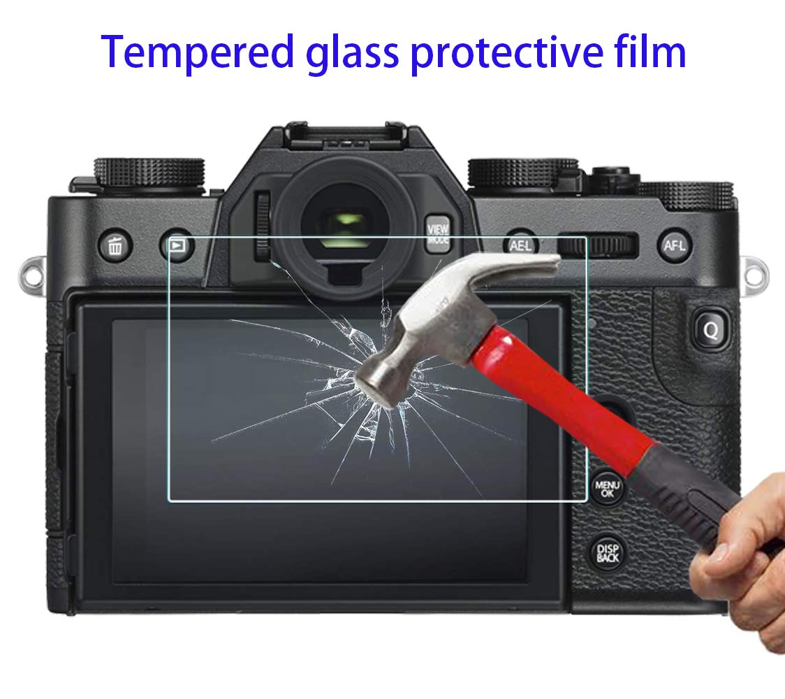 Screen Protector for Fujifilm X-S10 X-T20 X-T10 X-T100 X-E3 XF10 X-A1 X-A2 Camera(for accessories),Fuji XT20 XT10 XE3 XA1 XA2,0.3mm High Definition 9H