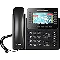 Grandstream GXP2170 IP Phone | 12 Lines, 6 SIP Accounts | 4.3-Inch Color Display | Dual-Port Gigabit Ethernet with Integrated PoE