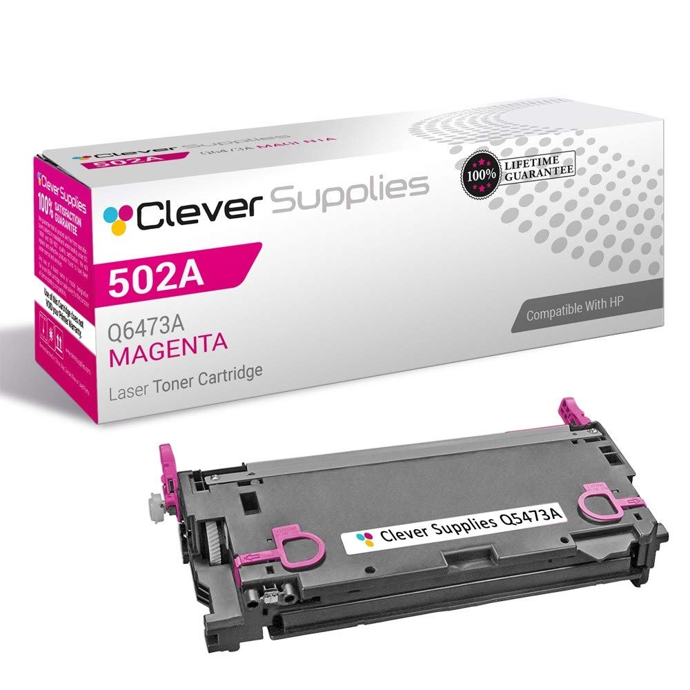 CS Replacement Toner Cartridge Compatible with HP 3505n Q6473A Magenta 502A Color 3600 3600N 3600DN 3800 3800N 3800DN 3800DTN CP3505 CP3505N CP3505DN