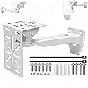 FINXRoll CCTV Security Camera Wall Mount - 11.81" Aluminum Bracket with 6.10x4.65x3.94" L Adapter Plate, Fits Dome/IP/PTZ Cameras, Easy DIY Install