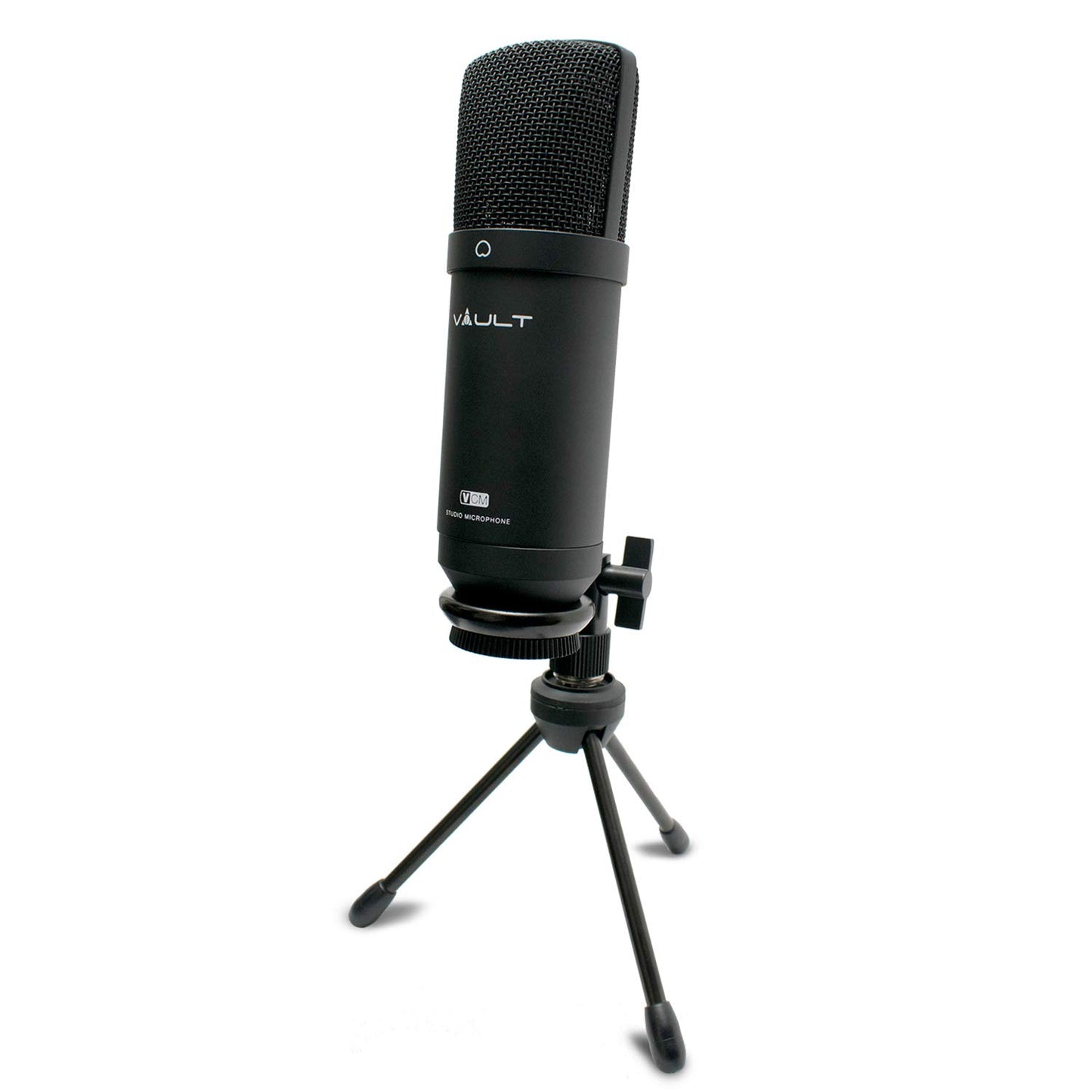 Vault VCM Studio Condenser Microphone with Tripod, XLR Cable, and Shock Mount