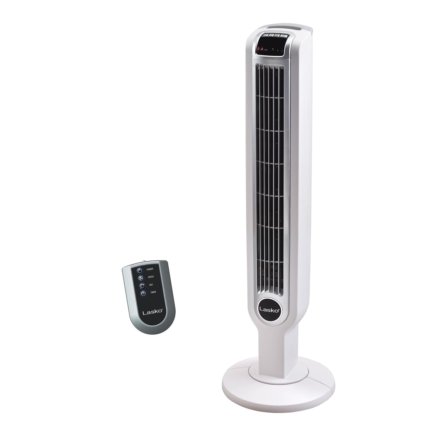 Lasko Oscillating Tower Fan with Remote Control - 36" - 2510 - White