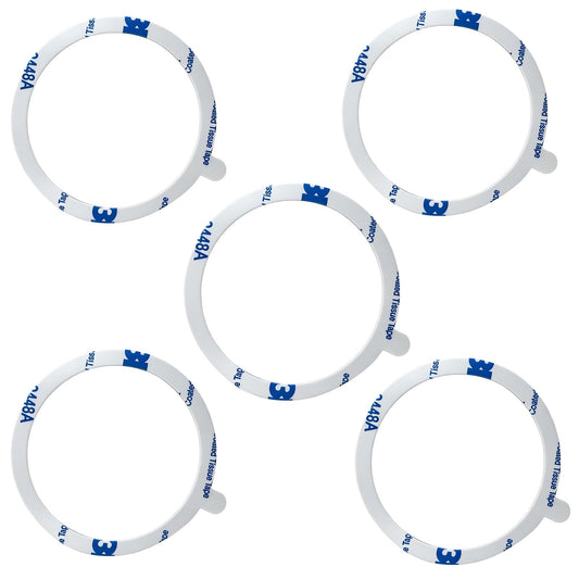 Replacement Adhesive for OHSNAP Grip 3/4/5 & Magnetic Ring, Double-Sided Stickers, Strong Universal Bond (Pack of 5)