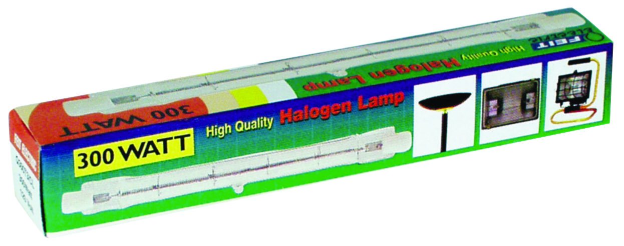 Feit Electric Q300T3/CL 300-Watt Halogen T3 Bulb