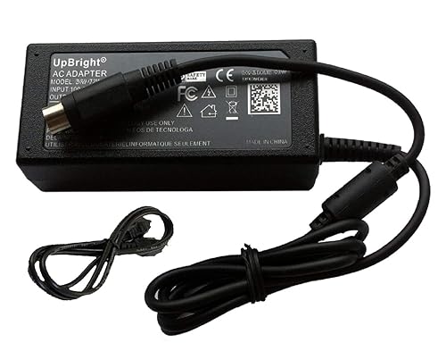 UpBright 3-Pin 24V AC/DC Adapter Compatible with Epson M235B PS-180 PS-170 PS-150 M159D M159A M159B M159E PS180 TM Series T88III TMT88V M244A M253B…