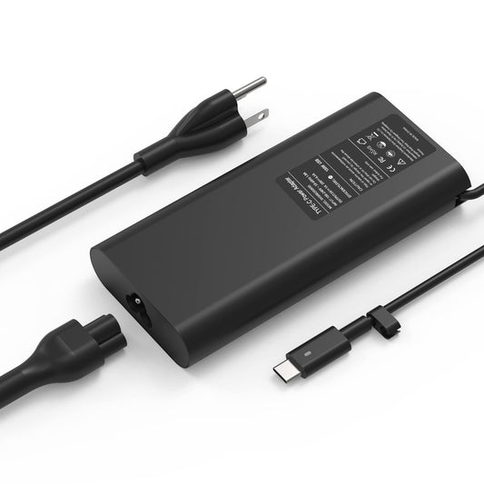 130W USB-C Laptop Charger Replacement for Dell XPS 15 17 Precision Latitude