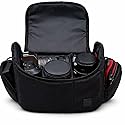 eCostConnection Deluxe Large Digital Camera/Video Padded Carrying Bag/Case for Nikon, Sony, Pentax, Olympus Panasonic, Samsung, and Canon DSLR Cameras