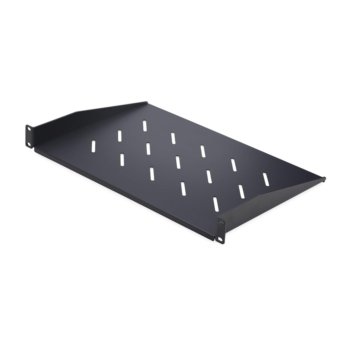 StarTech 1U Vented Server Rack Shelf, 12in, 25lb (CABSHELFV1U-12-RACK)