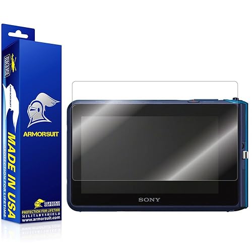 ArmorSuit Sony DSC-TX30 Screen Protector Full Coverage MilitaryShield Screen Protector for Sony DSC-TX30 - HD Clear Anti-Bubble Film