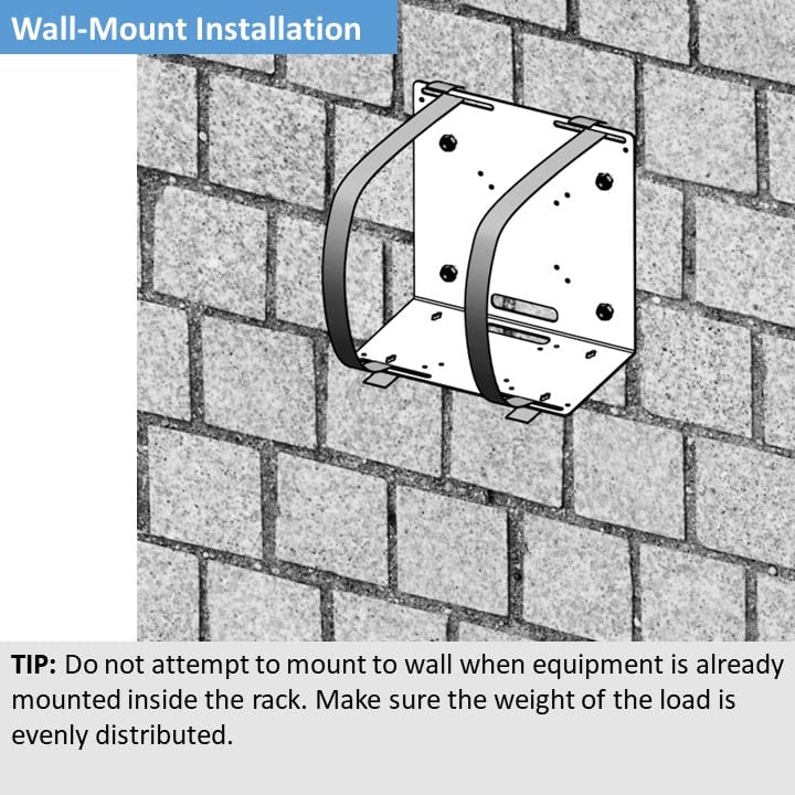 AEONS Universal Wall and VESA Mount | Adjustable Strap Mount for Computers, UPS Units, Cable Boxes, Modems, and Other Electronic Devices | Mounts on