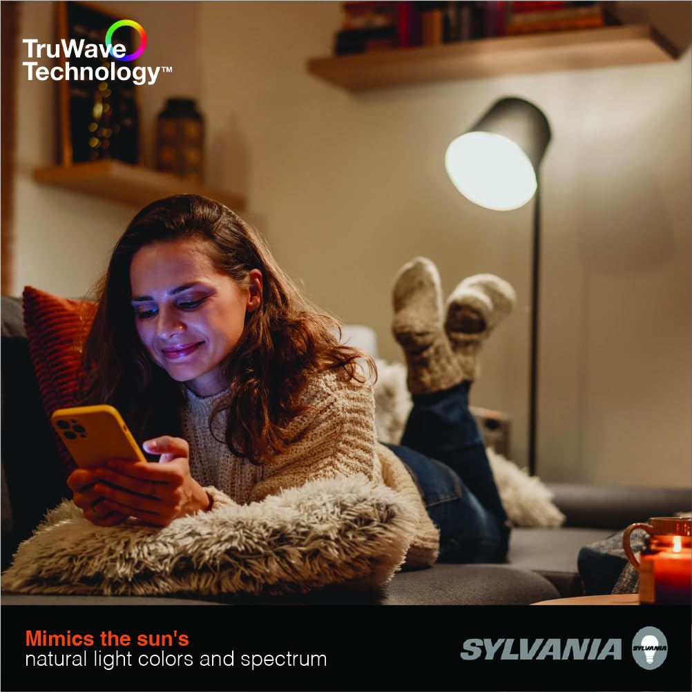 Sylvania TruWave A21 LED Light Bulb, 15W = 100W, 5 CCT Select 2700/3000 / 3500/4000 / 5000K, Dimmable, 1600 LMS, Frosted Finish (42110) 2 Count (Pack