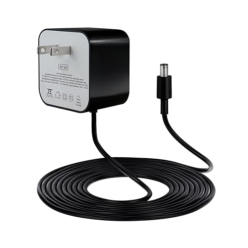 ZTTXL 30W Power Adapter for Echo (4th Gen), Echo (3rd Gen), Echo Show 10 (3rd Gen), Echo Show (2nd Gen), Echo Show 8, and Echo Plus (2nd Gen), 5.8Ft…