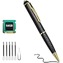LYPXYYDS 1080P Body Camera Pen, 64GB Secret MINI Camera with 300 Minutes Long Battery Life, HD Body Video Recorder Cam