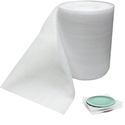 Packing Foam Roll for Moving 10 Inch Wide x 100FT Cushion Foam Wrap Roll for Moving Supplies and Fragile Items