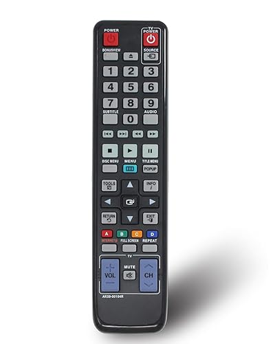 AK59-00104R Replacement Remote Control for Samsung BD-C5500C BD- C5500 BD-C5500C BD-C6500 BD-D5700 BD-C5900 BD-C6900 BD-C6800 Blu-Ray BD DVD Player