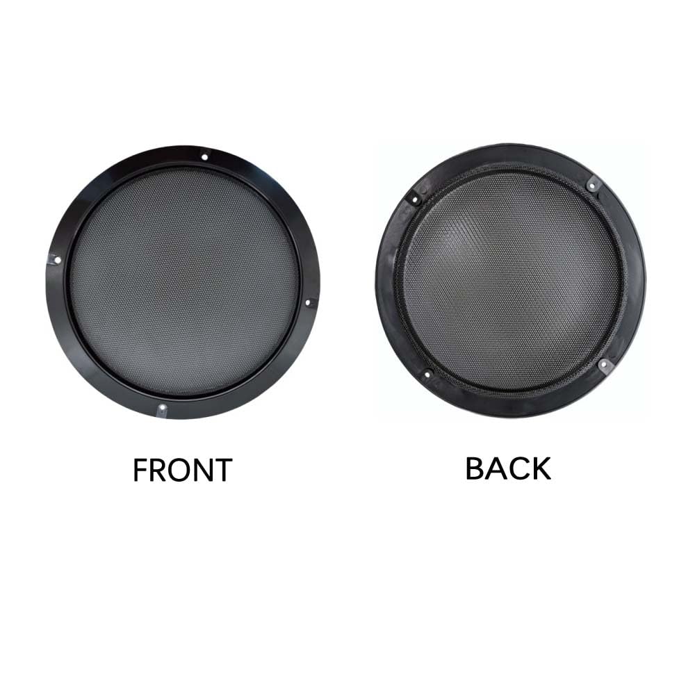 UltAlt 2 Pack 5 Inch Speaker Grills Replacement 5'' Speaker Grill Covers Round Mesh Screen Grille Cover for Subwoofer Box Wooden Speaker Enclosure