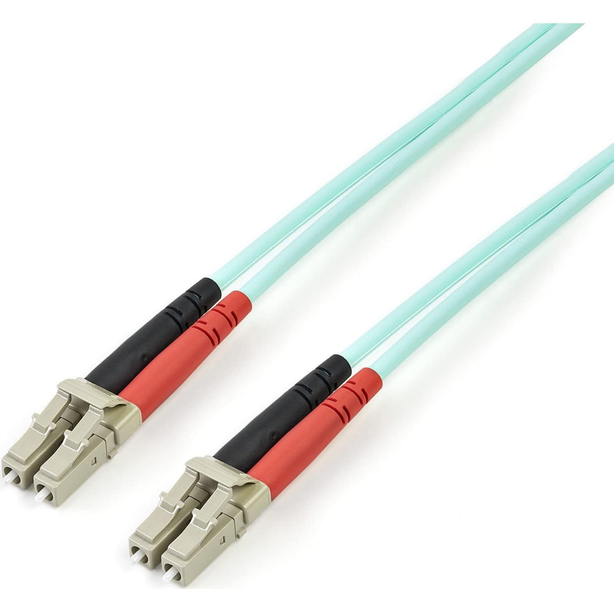 StarTech.com 3m (10ft) LC/'OM4 Multimode Fiber Optic Cable, 50/125, 100G, Low Insertion Loss, LSZH Fiber Jumper Cord