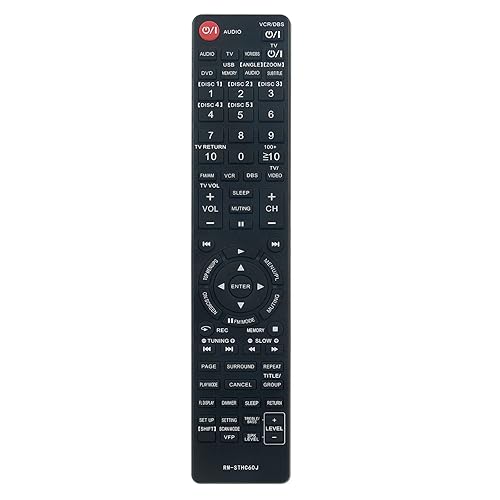 New RM-STHC60J Replace Remote Control Compatible with JVC Home Theater TH-C40 TH-C50 TH-C30C