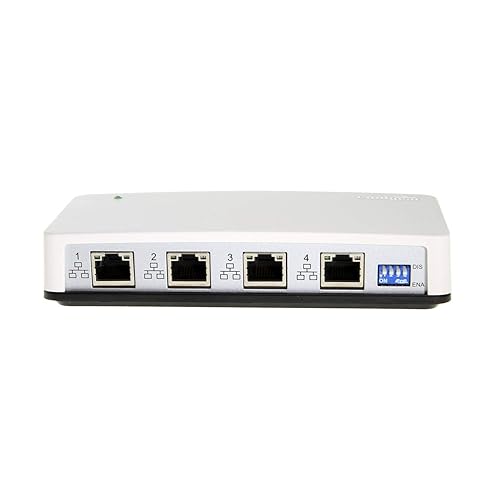 Coolgear 4-Port Gigabit Ethernet to USB3.1 Gen1 Adapter w/Mounting Kit