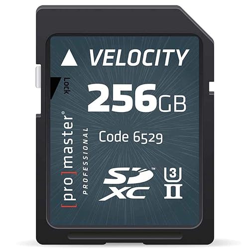 Promaster SDXC 256GB Velocity U3 Memory Card