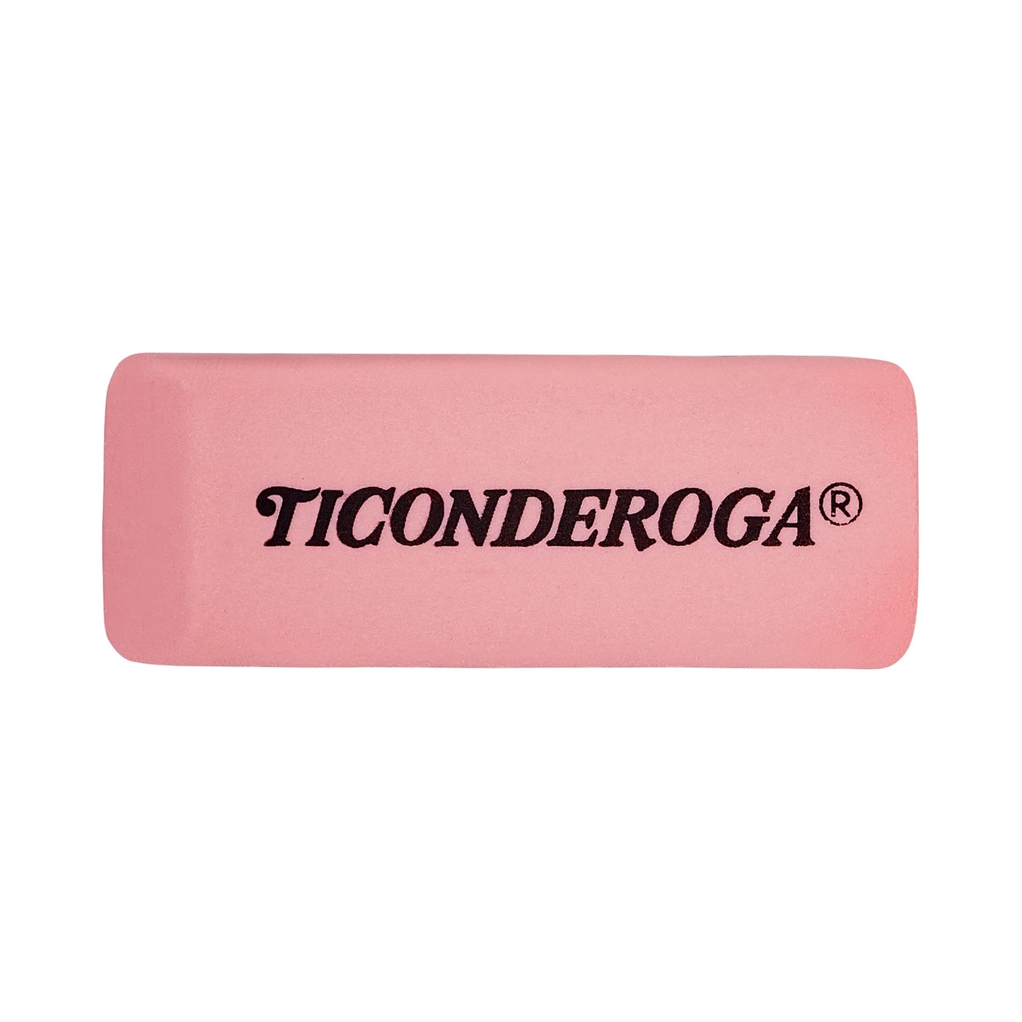 Ticonderoga Wedge Erasers, Pink, 5/Pack
