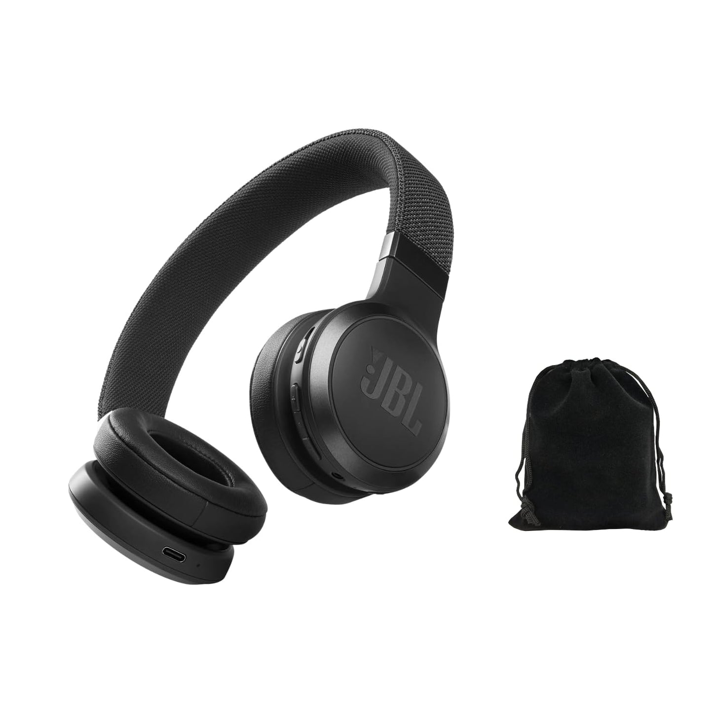 JBL Live 460NC Wireless Noise Cancelling On-Ear Headphones, Bluetooth 5.0, 50H Battery, Hands-Free Calls, Adaptive ANC, Google Assistant & Alexa