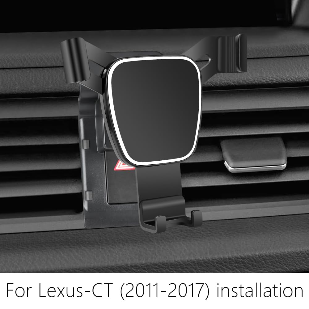 LUNQIN Car Phone Holder for Lexus CT 200h 2011 2012 2013 2014 2015 2016 2017 Auto Accessories Navigation Bracket Interior Decoration Screen Dash Board
