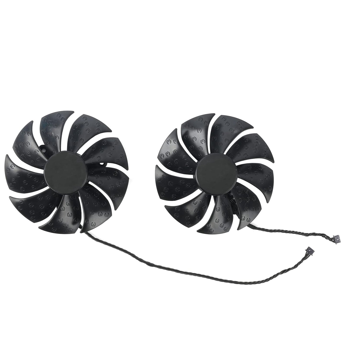 Coolerage 85mm DC 12V 0.55A 4Pin PLA09215S12H RTX2080Ti GPU Fans for EVGA RTX 2060 2070 2080 2080Ti RTX2080Ti Graphics Card Cooling Fans (Fan - AB)