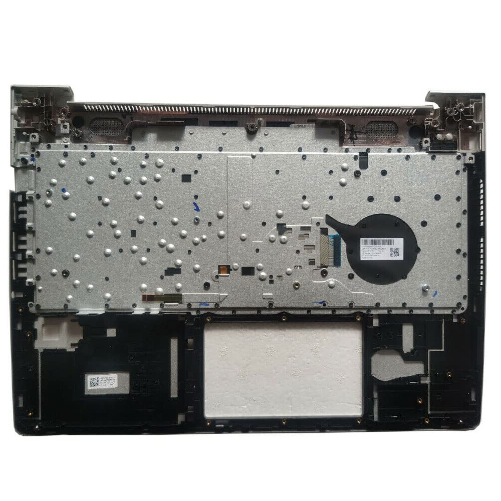 Laptop Replacement Keyboard Compatible for HP ProBook 445 440 G6 G7 L44589-001 L74246-071 L38138-001 HPM18C16E0J9201 with Palmrest Upper Cover Case
