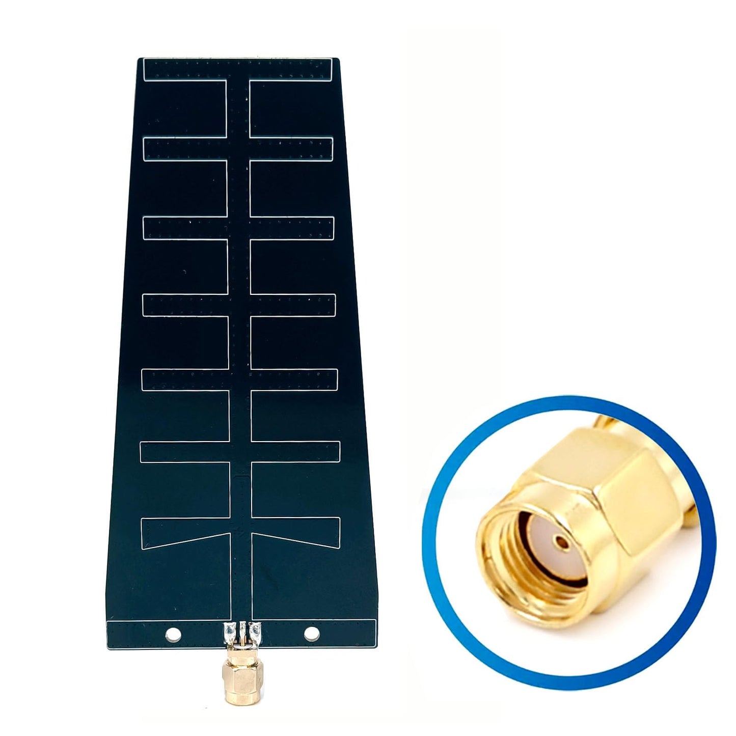Mini 12dBi 2.4GHz High-Gain WiFi Directional Yagi Antenna Suitable for Drones USB Wireless Adapters, SMA Routers and Cameras for Long Range Signal