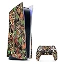 MightySkins Gaming Skin for PS5 / Playstation 5 Bundle - Buck Camo | Protective Viny wrap | Easy to Apply and Change Style | Made in The USA