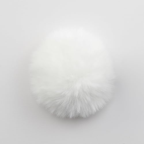 LEFXMOPHY Furry Windscreen for Hollyland Lark M2 Transmitter, White Microphone Furry Wind Screen