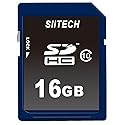 Siitech Premium SDHC Class 10 SD Memory Card 16GB